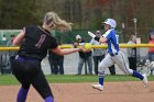 Softball vs Emerson  Wheaton College Softball vs Emerson College in game 2 of their doubleheader. - Photo by Keith Nordstrom : Wheaton, Softball